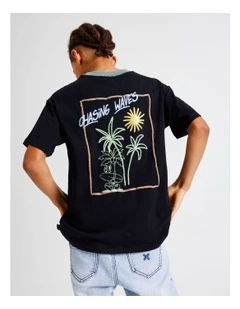 Graphic Tee in Black