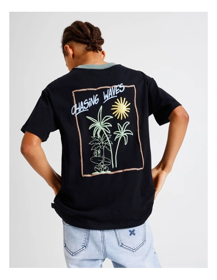 Graphic Tee in Black image 1