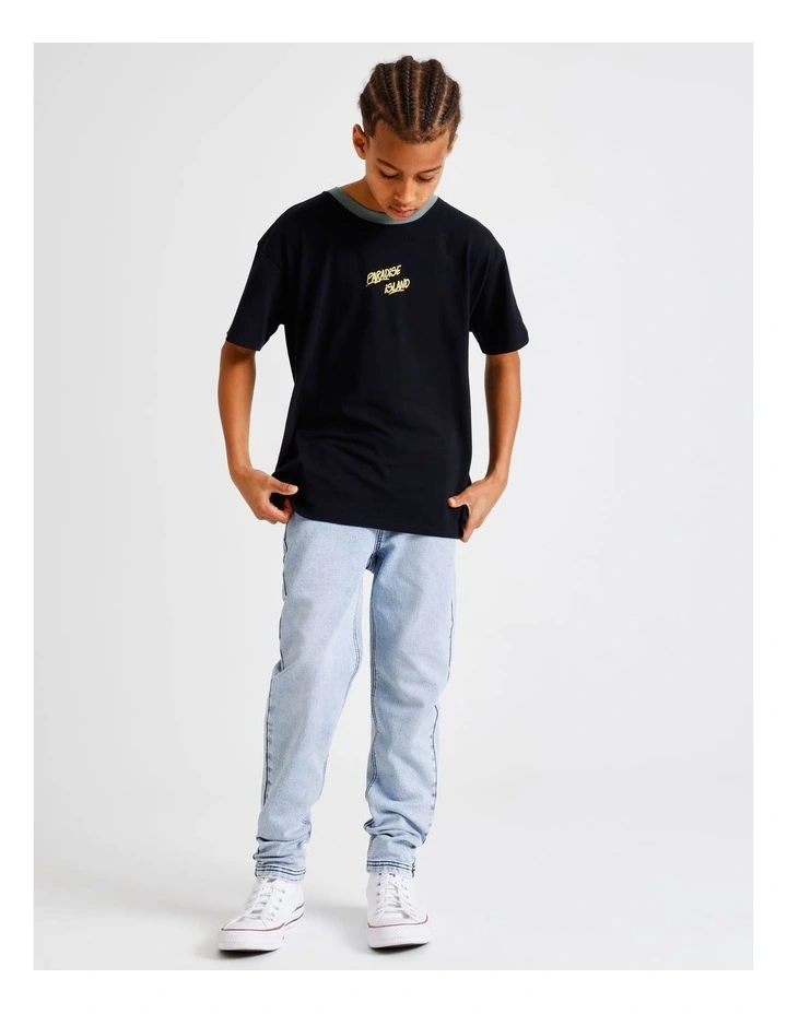 Graphic Tee in Black image 2