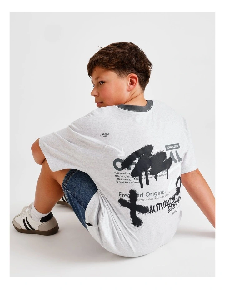 Graphic Tee in Grey image 1