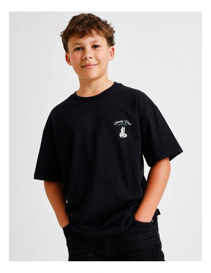 Graphic Tee in Black image 1