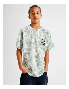 Tie Dye Tee in Sage
