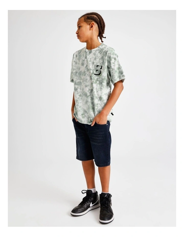 Tie Dye Tee in Sage image 3