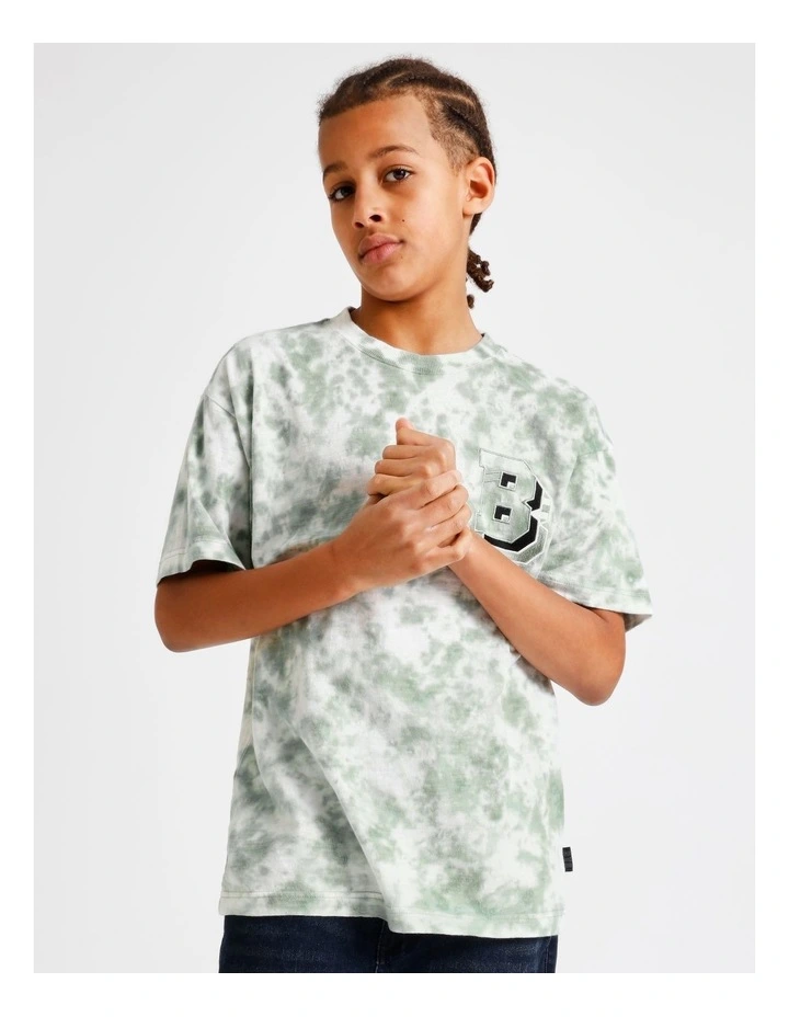 Tie Dye Tee in Sage image 4