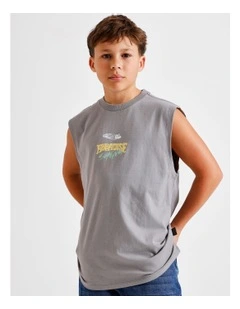 Oversized Tank in Grey