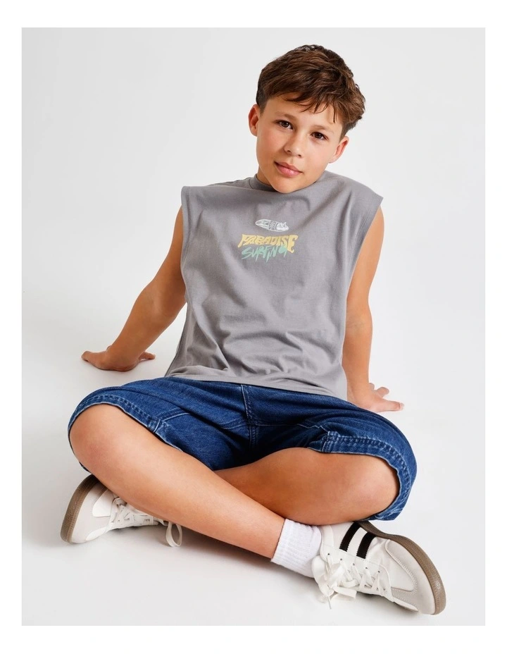 Oversized Tank in Grey image 2