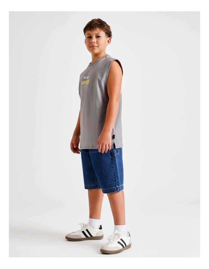Oversized Tank in Grey image 3
