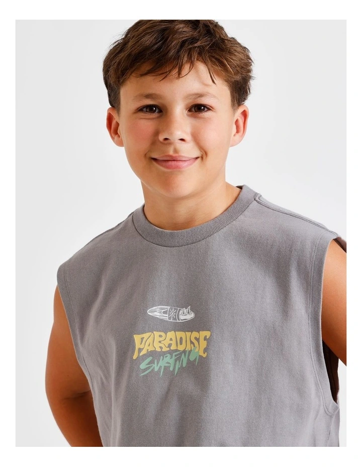 Oversized Tank in Grey image 4