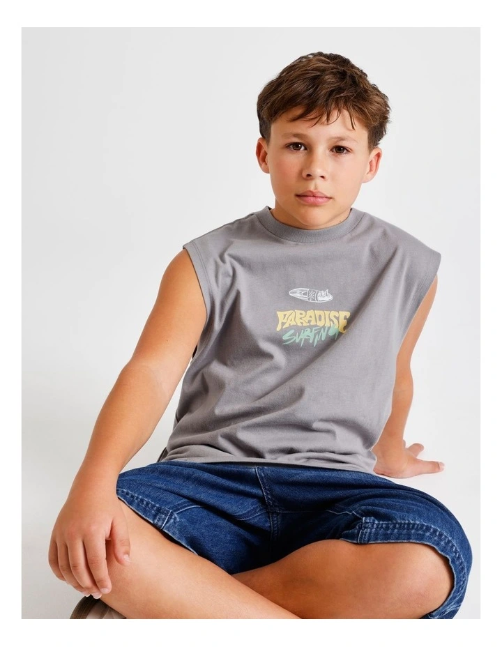 Oversized Tank in Grey image 6