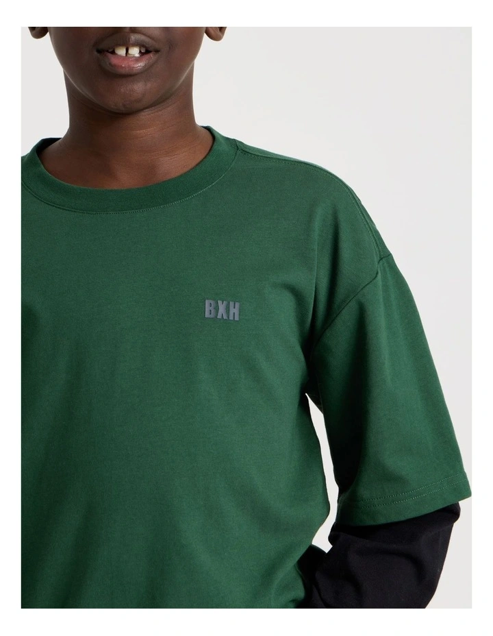 Skater Tee in Green image 3