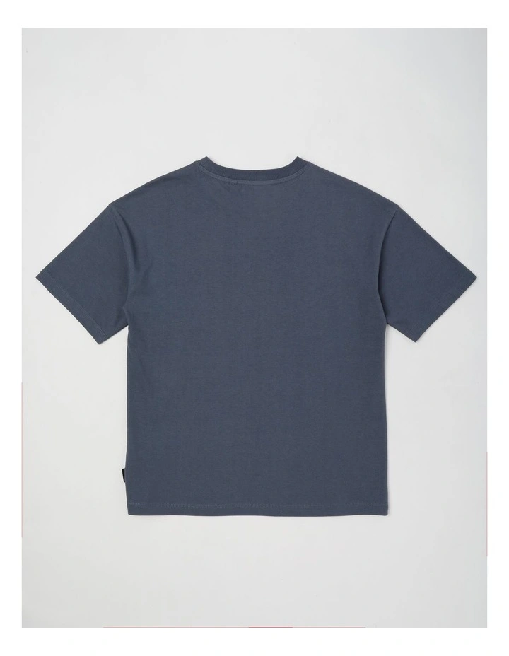 Short Sleeve Tee in Van/ Charcoal image 3