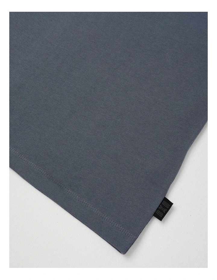 Short Sleeve Tee in Van/ Charcoal image 4