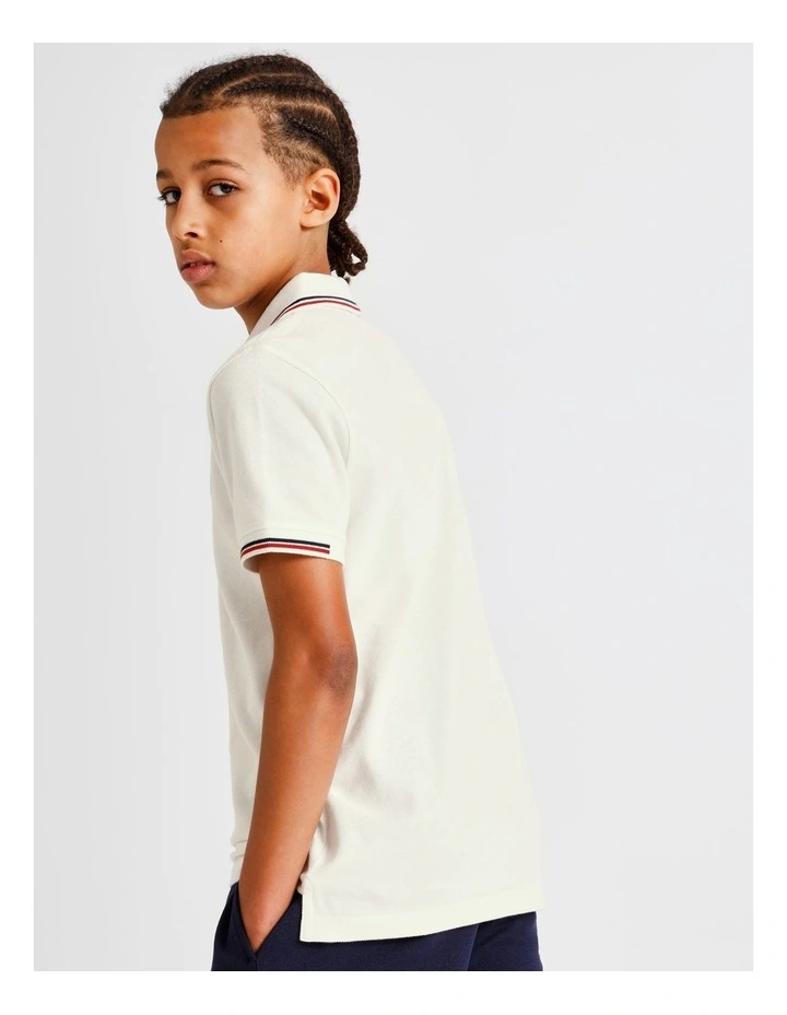 Polo Shirt in White image 3