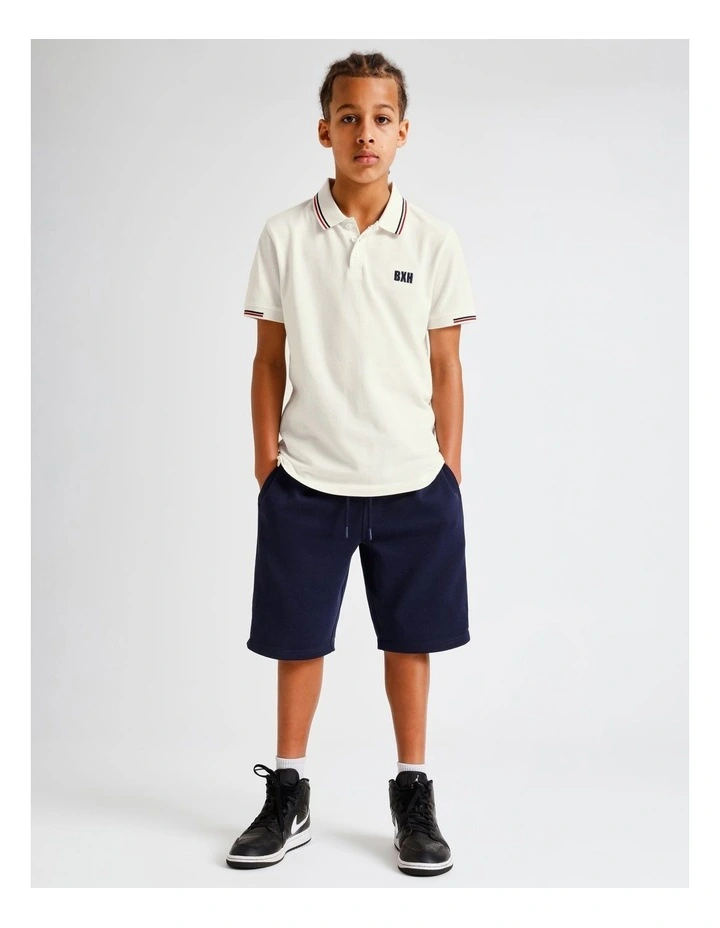 Polo Shirt in White image 4