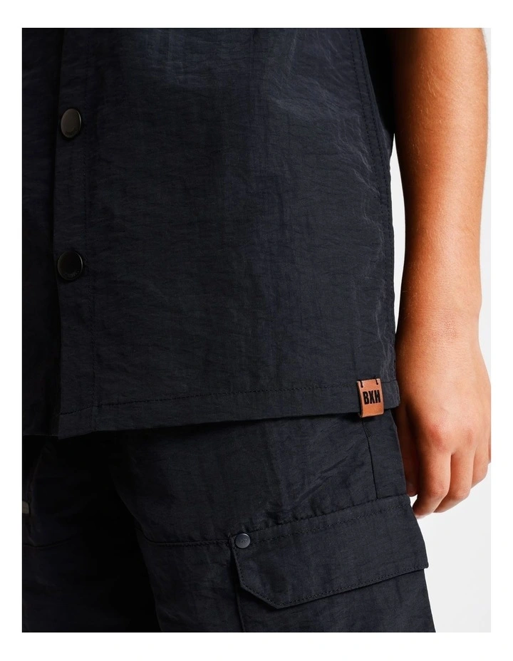 Utility Shirt in Black image 6