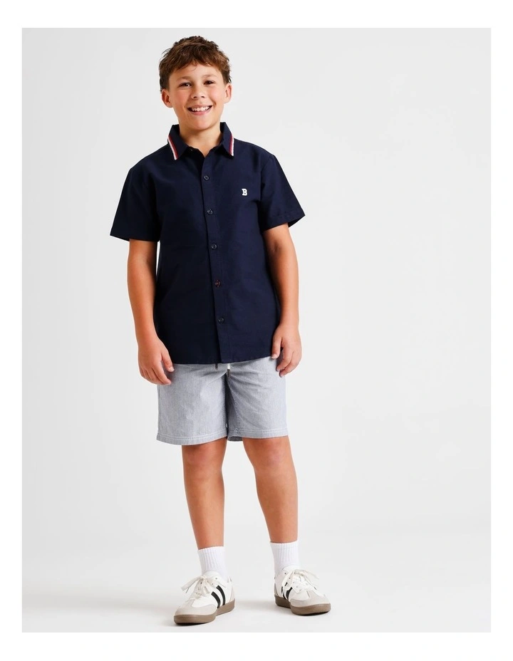 Oxford Shirt in Navy image 3