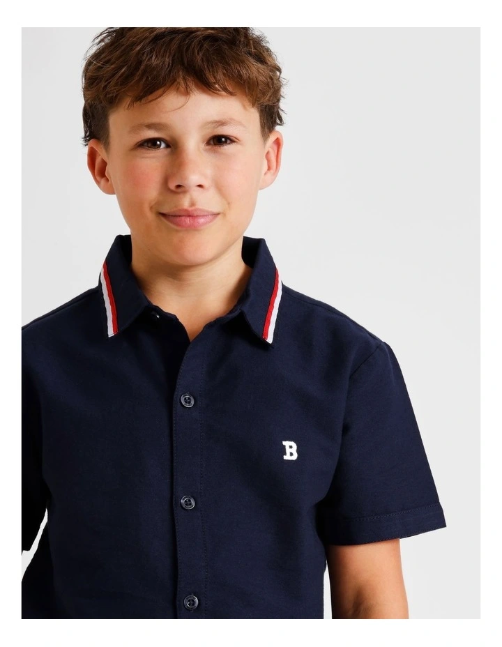 Oxford Shirt in Navy image 4