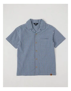Check Shirt in Navy