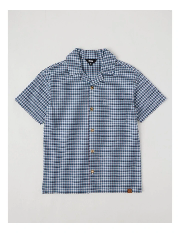 Check Shirt in Navy image 1