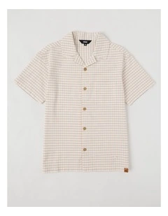 Check Shirt in Sand