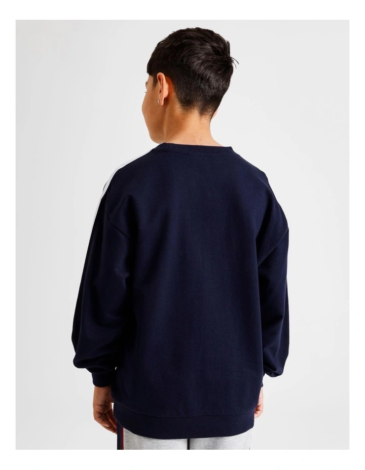 Light Weight Sweat Top in Navy image 5