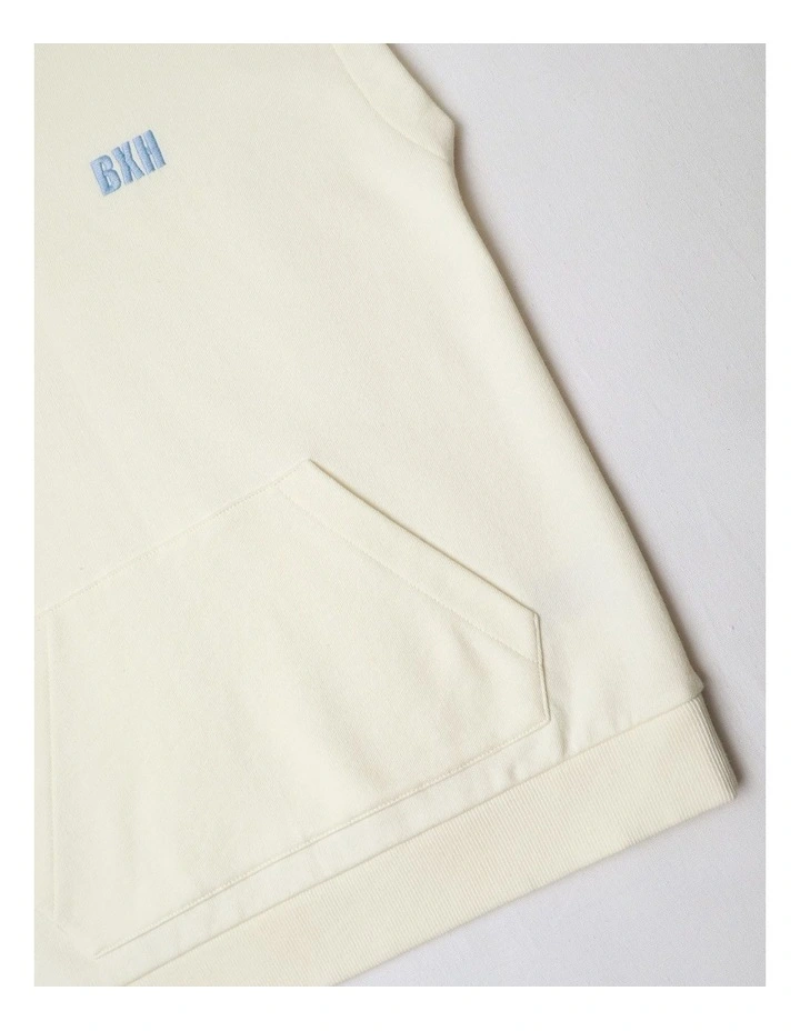 Sleeveless Sweat Top in Ecru image 4