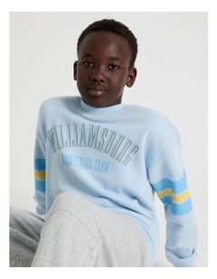 Essentials Crew Neck Sweat in Light Blue