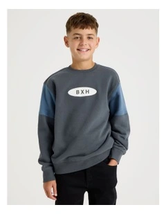 Essentials Crew Neck Sweat in Black