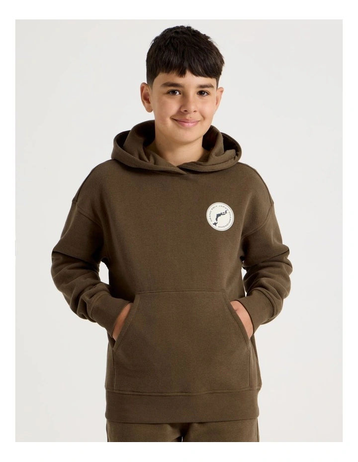 Essentials Hoodie in Brown image 1