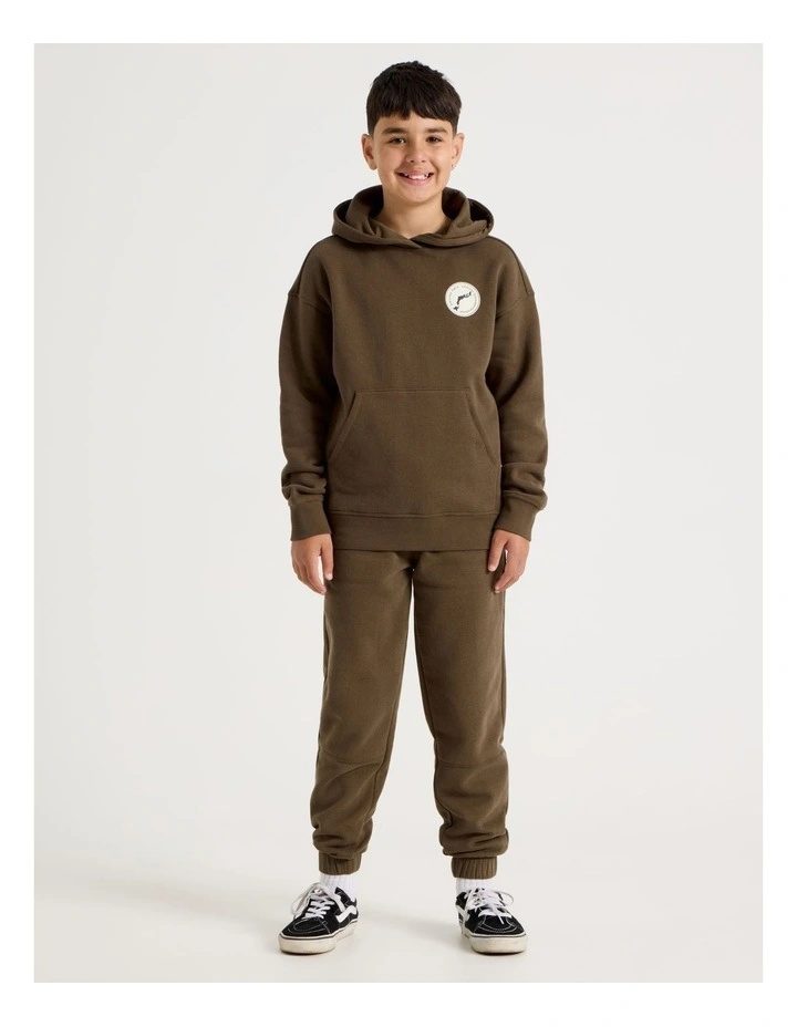 Essentials Hoodie in Brown image 2