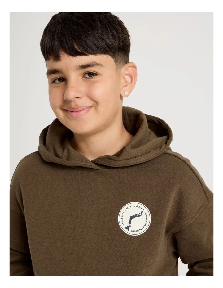 Essentials Hoodie in Brown image 3