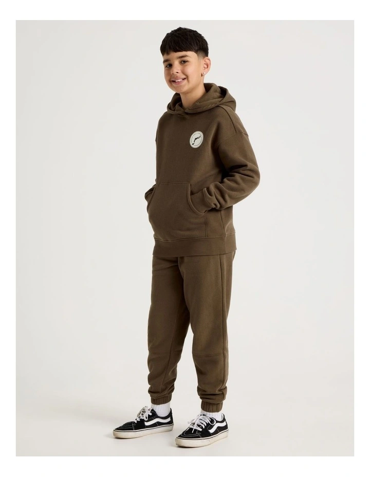 Essentials Hoodie in Brown image 4