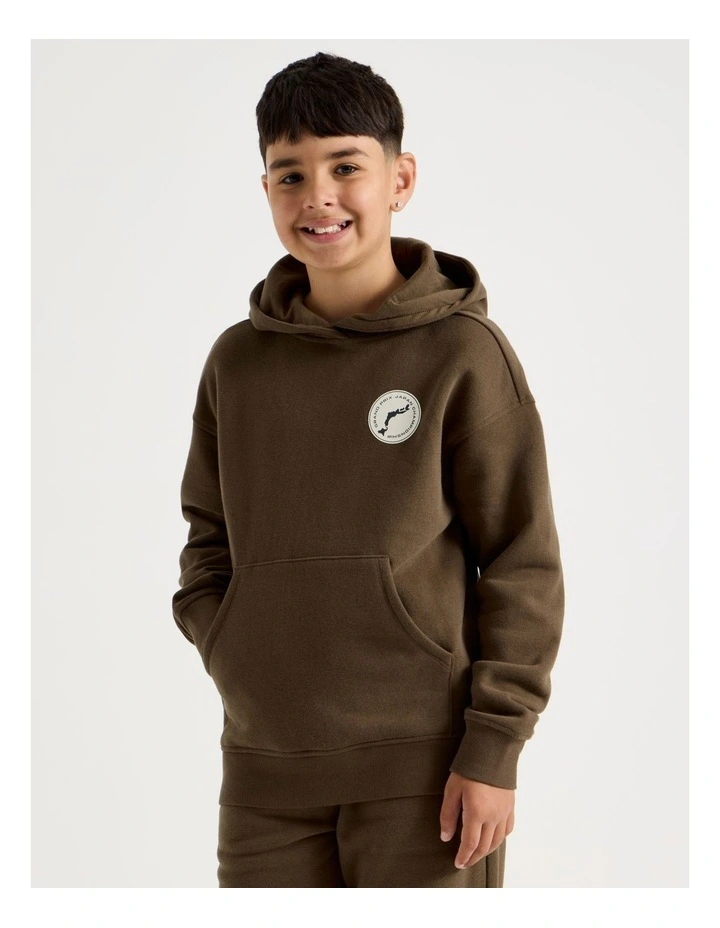 Essentials Hoodie in Brown image 5