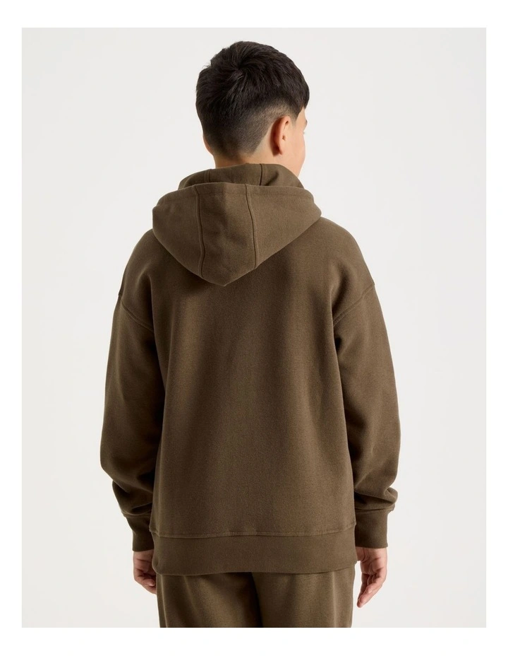 Essentials Hoodie in Brown image 6