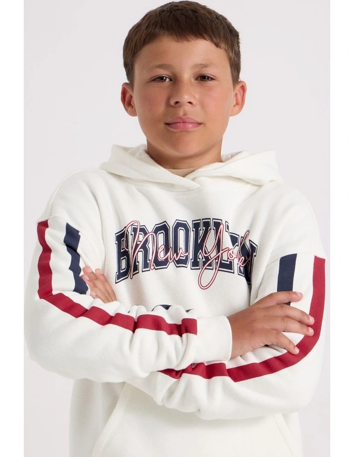 Essentials Hoodie in White image 1