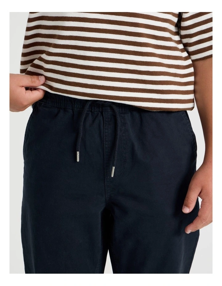 Pull On Chino Pant in Navy image 5