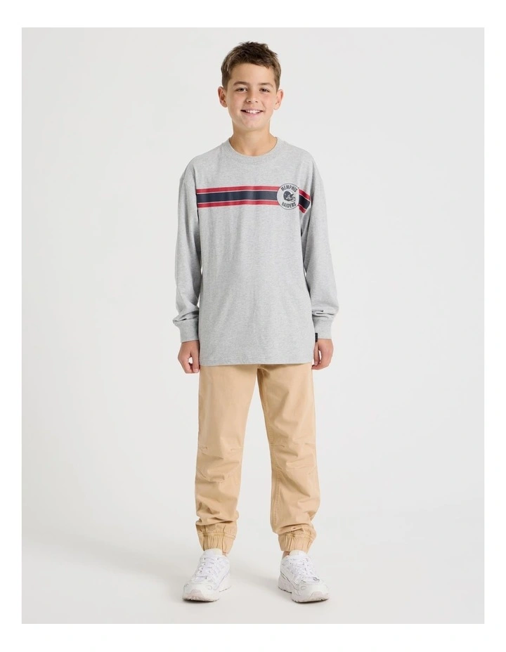 Pull On Chino Pant in Khaki image 2