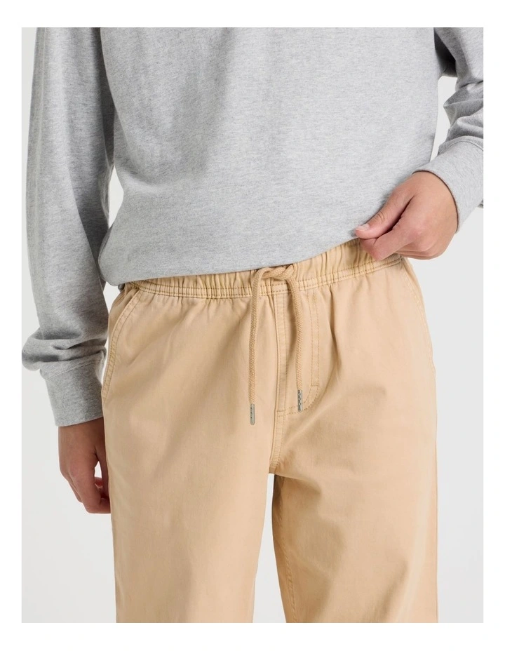 Pull On Chino Pant in Khaki image 5