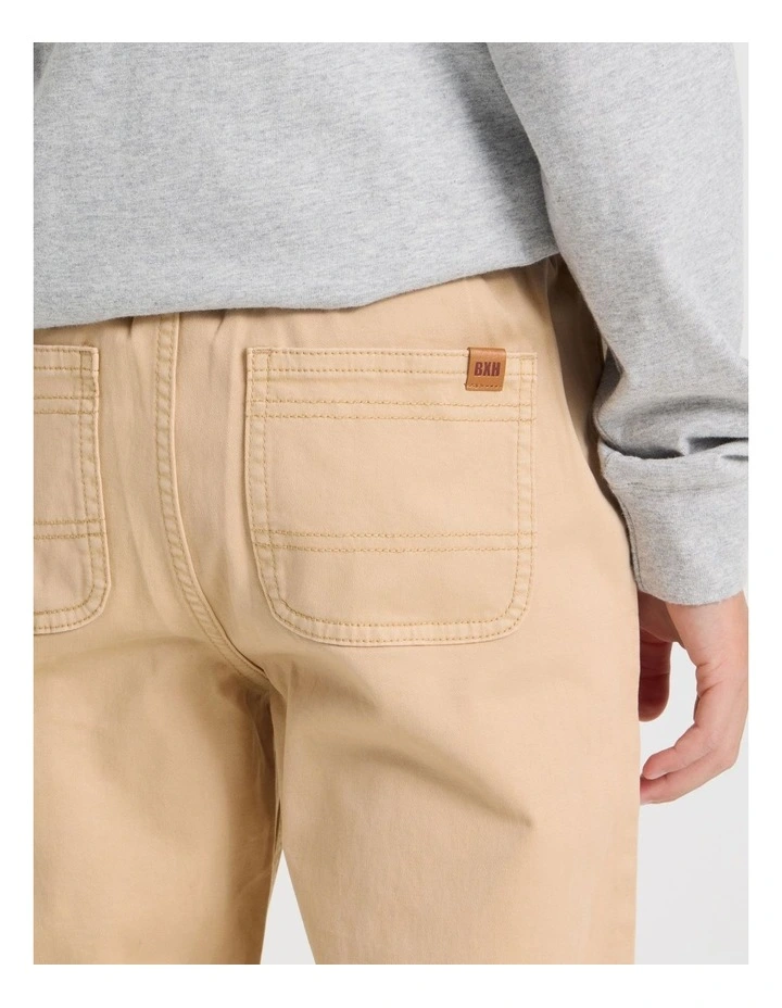 Pull On Chino Pant in Khaki image 6