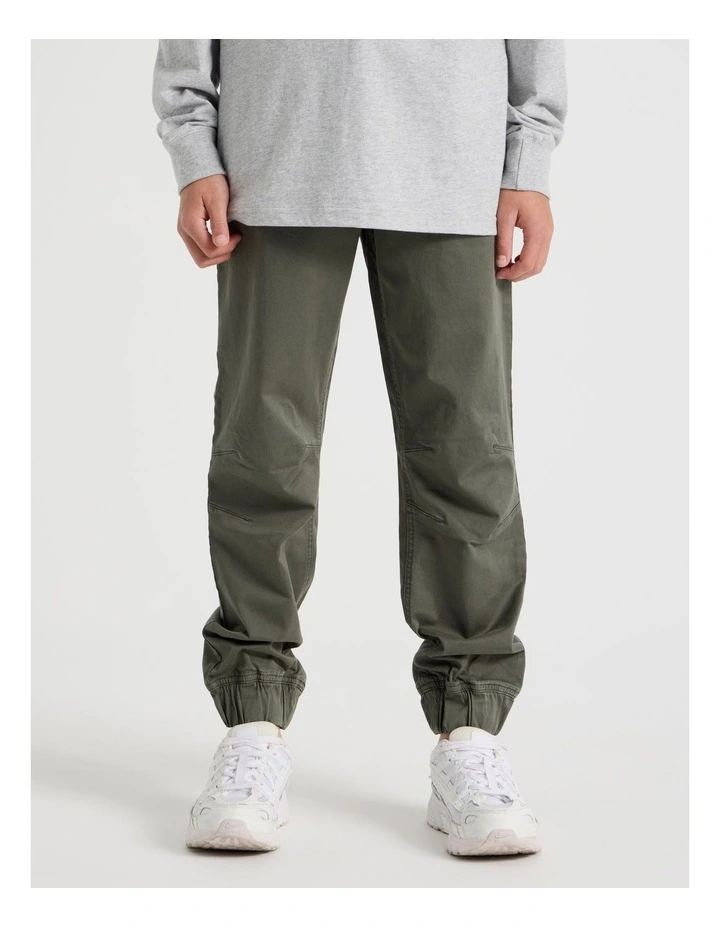 Pull On Chino Pant in Tan image 3