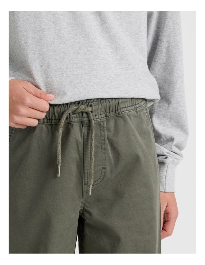 Pull On Chino Pant in Tan image 4