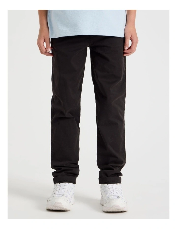 Chino Pant in Black image 2
