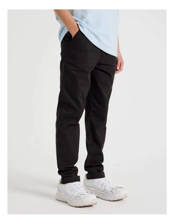 Chino Pant in Black image 3
