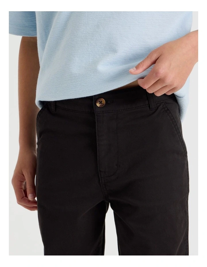 Chino Pant in Black image 4