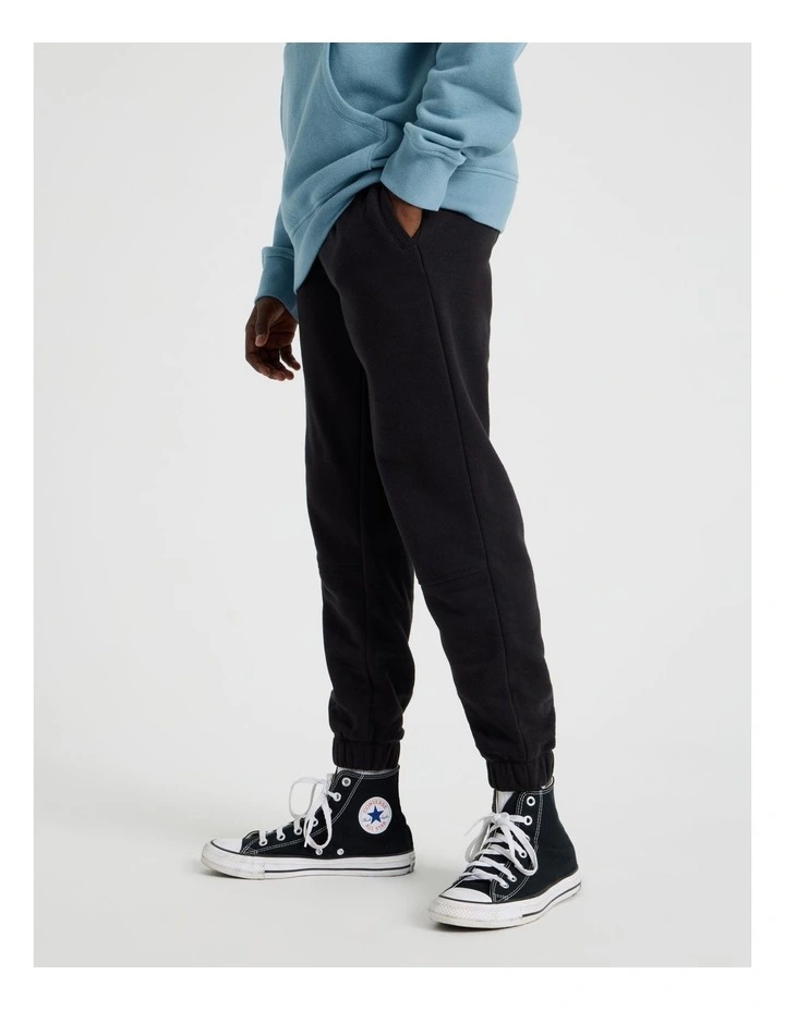 Essentials Trackpant in Black image 3