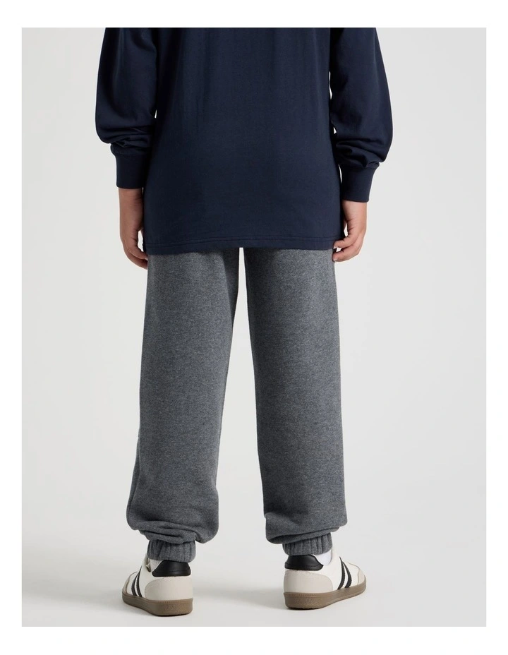 Essentials Trackpant in Charcoal Marle image 4