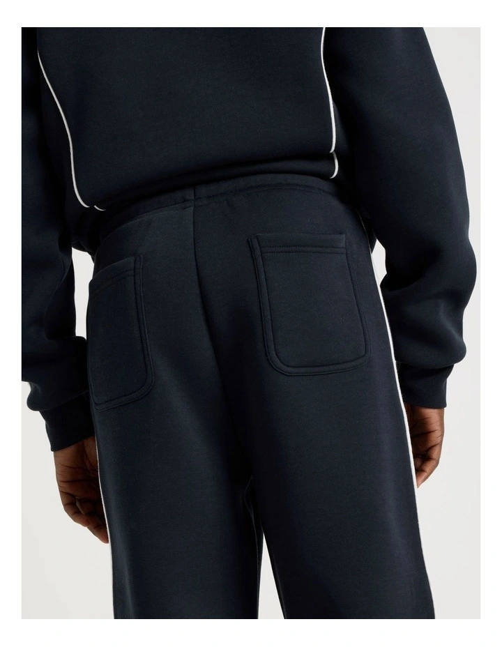 Athletic Straight Fit Trackpant in Navy image 6