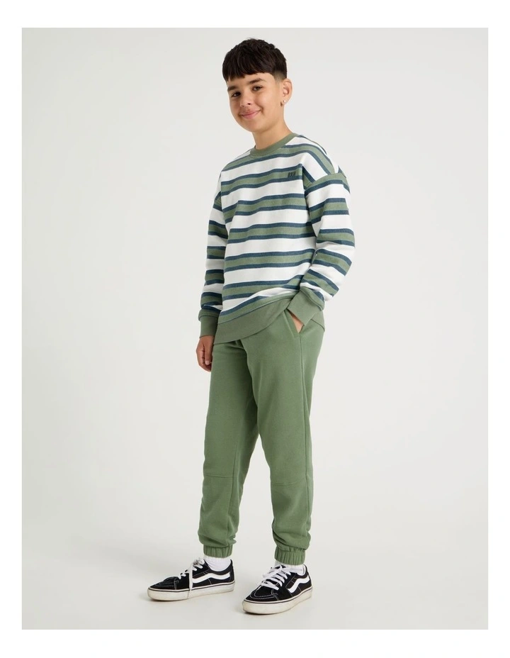 Essentials Trackpant in Khaki image 3