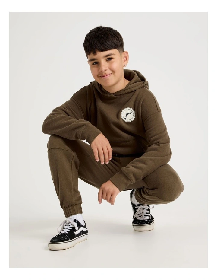 Essentials Trackpant in Brown image 1