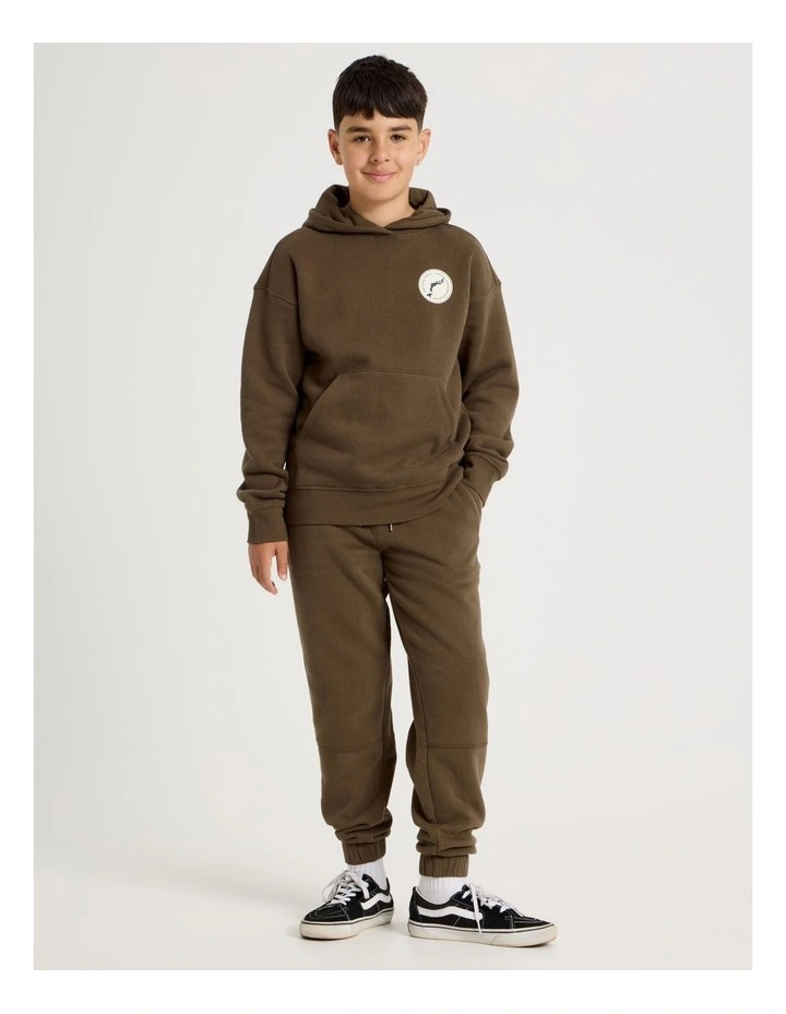 Essentials Trackpant in Brown image 3